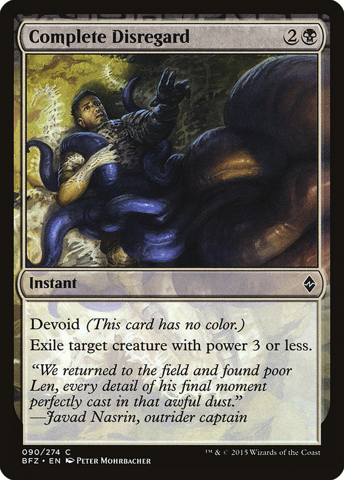 Complete Disregard [Battle for Zendikar] | Galaxy Games LLC