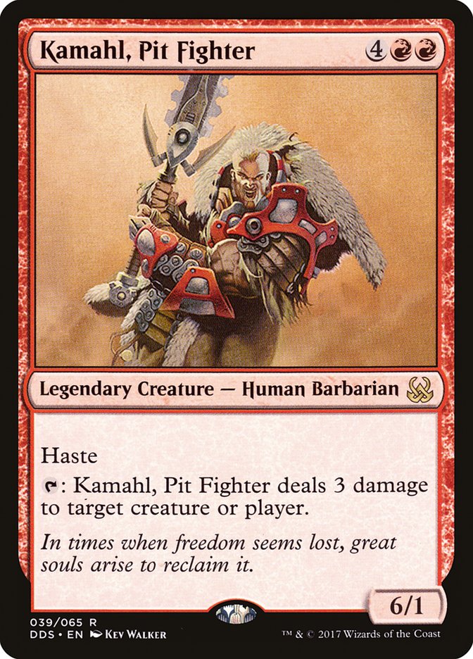 Kamahl, Pit Fighter [Duel Decks: Mind vs. Might] | Galaxy Games LLC