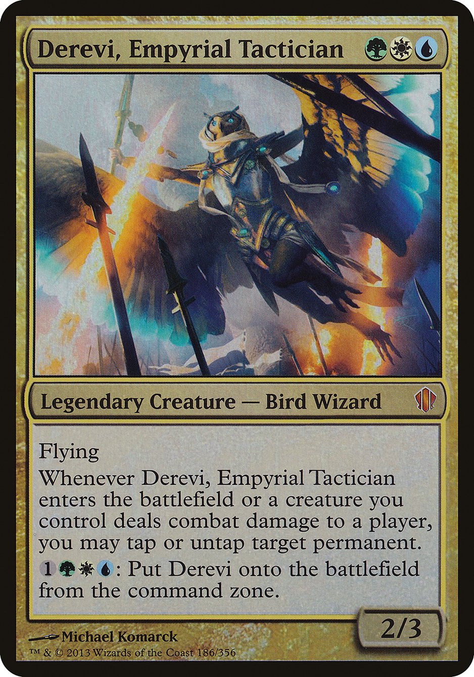 Derevi, Empyrial Tactician (Oversized) [Commander 2013 Oversized] | Galaxy Games LLC