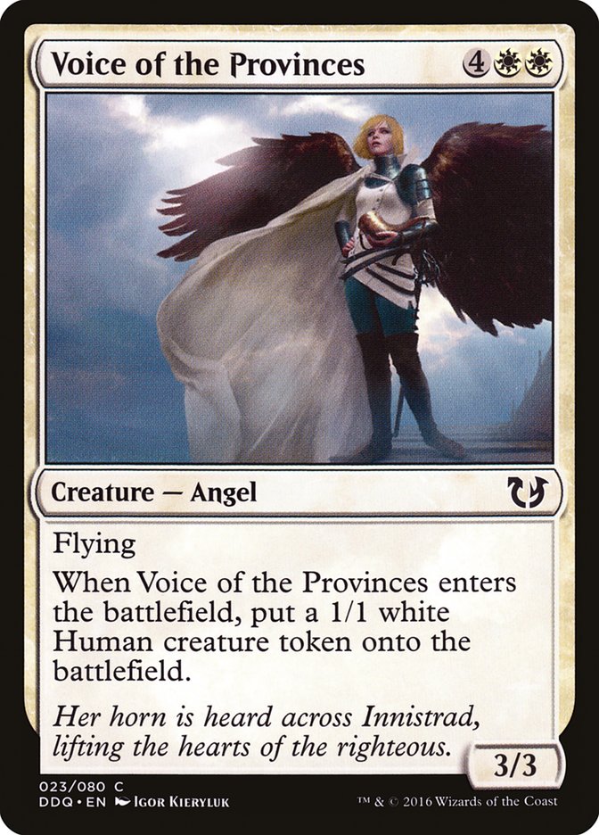 Voice of the Provinces [Duel Decks: Blessed vs. Cursed] | Galaxy Games LLC