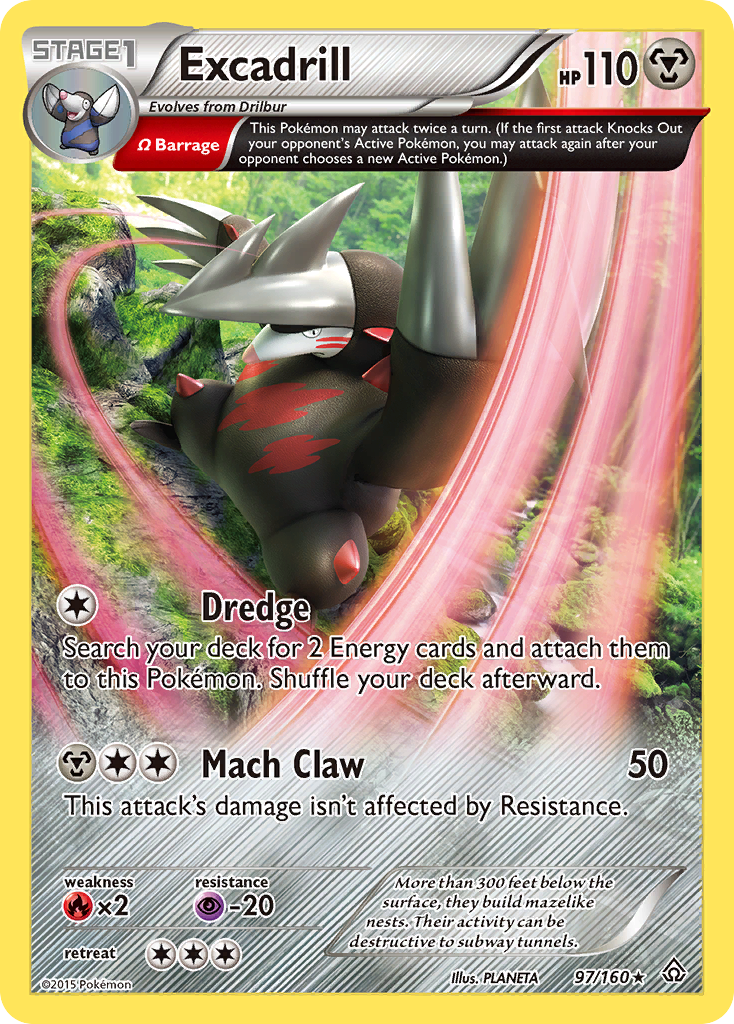 Excadrill (97/160) [XY: Primal Clash] | Galaxy Games LLC