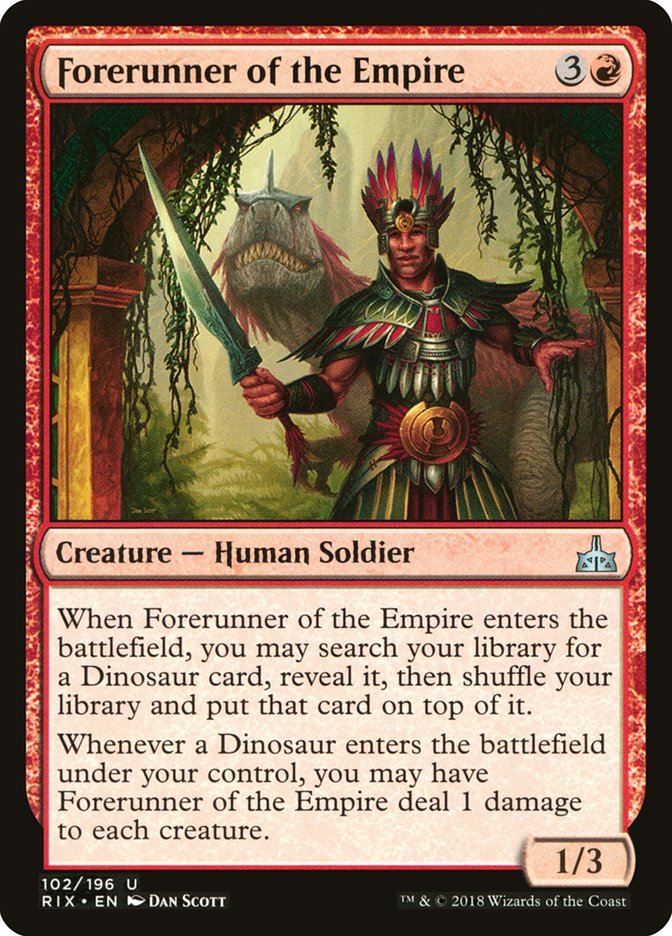 Forerunner of the Empire [Rivals of Ixalan] | Galaxy Games LLC