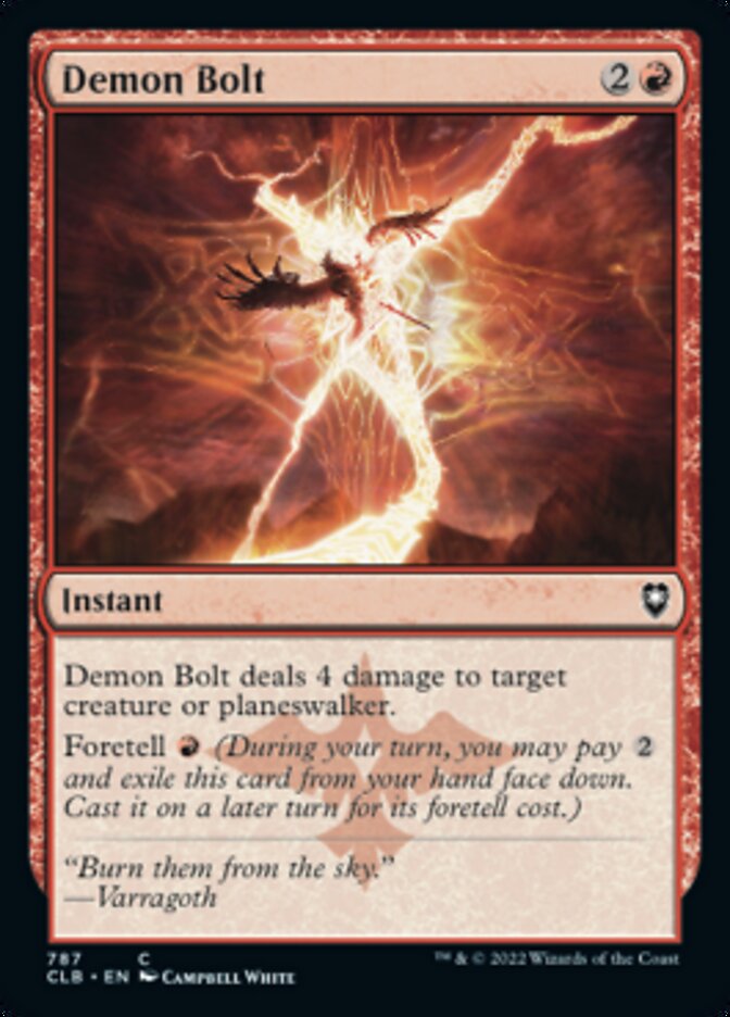Demon Bolt [Commander Legends: Battle for Baldur's Gate] | Galaxy Games LLC