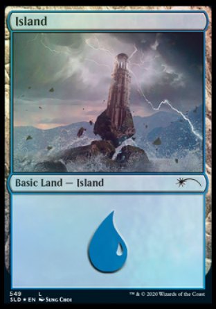 Island (Wizards) (549) [Secret Lair Drop Promos] | Galaxy Games LLC