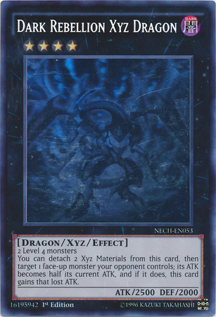 Dark Rebellion Xyz Dragon [NECH-EN053] Ghost Rare | Galaxy Games LLC