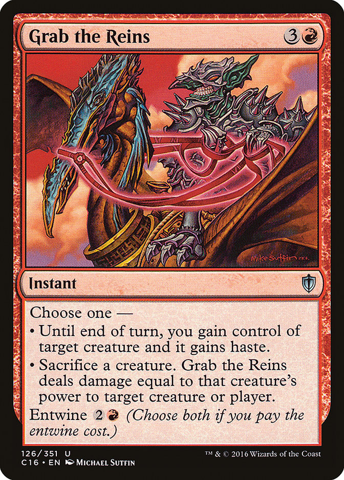 Grab the Reins [Commander 2016] | Galaxy Games LLC