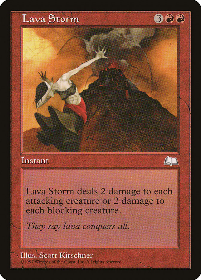 Lava Storm [Weatherlight] | Galaxy Games LLC