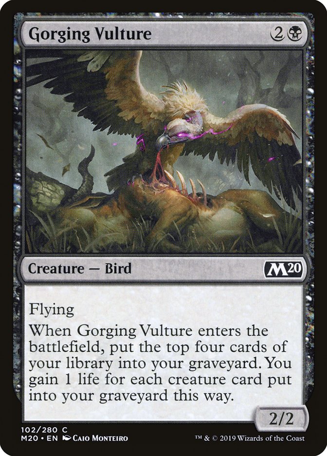 Gorging Vulture [Core Set 2020] | Galaxy Games LLC