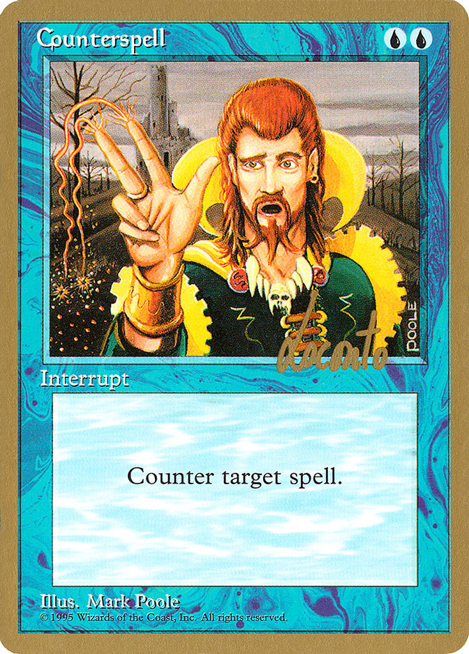 Counterspell (Michael Loconto) [Pro Tour Collector Set] | Galaxy Games LLC