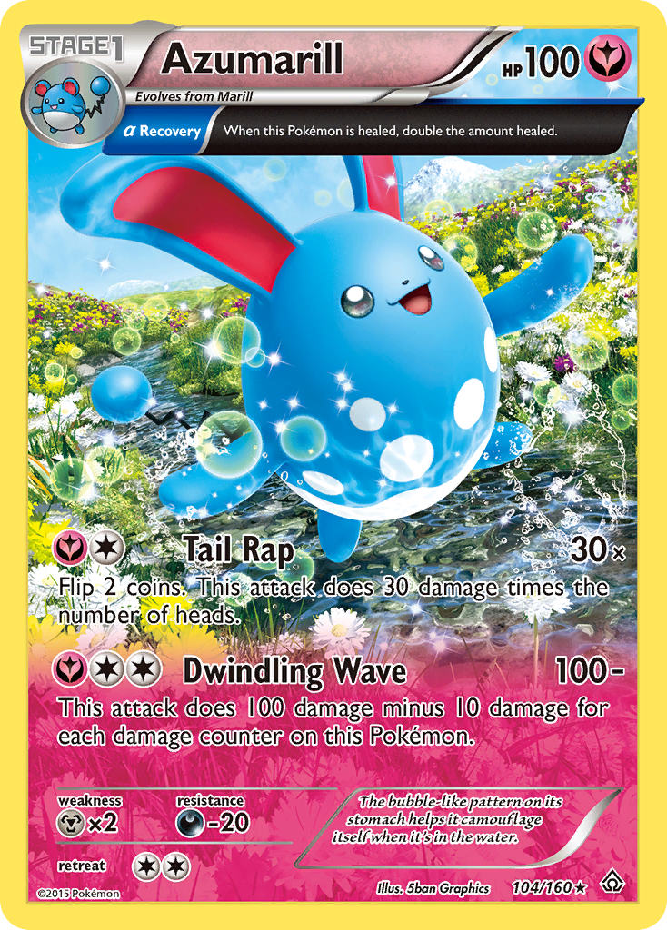 Azumarill (104/160) [XY: Primal Clash] | Galaxy Games LLC