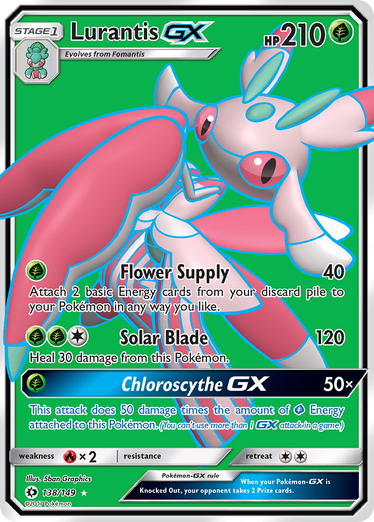 Lurantis GX (138/149) [Sun & Moon: Base Set] | Galaxy Games LLC