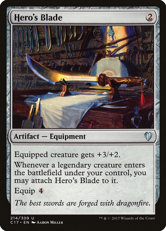 Hero's Blade [Commander 2017] | Galaxy Games LLC