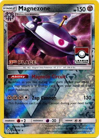 Magnezone (83/156) (League Promo 3rd Place) [Sun & Moon: Ultra Prism] | Galaxy Games LLC