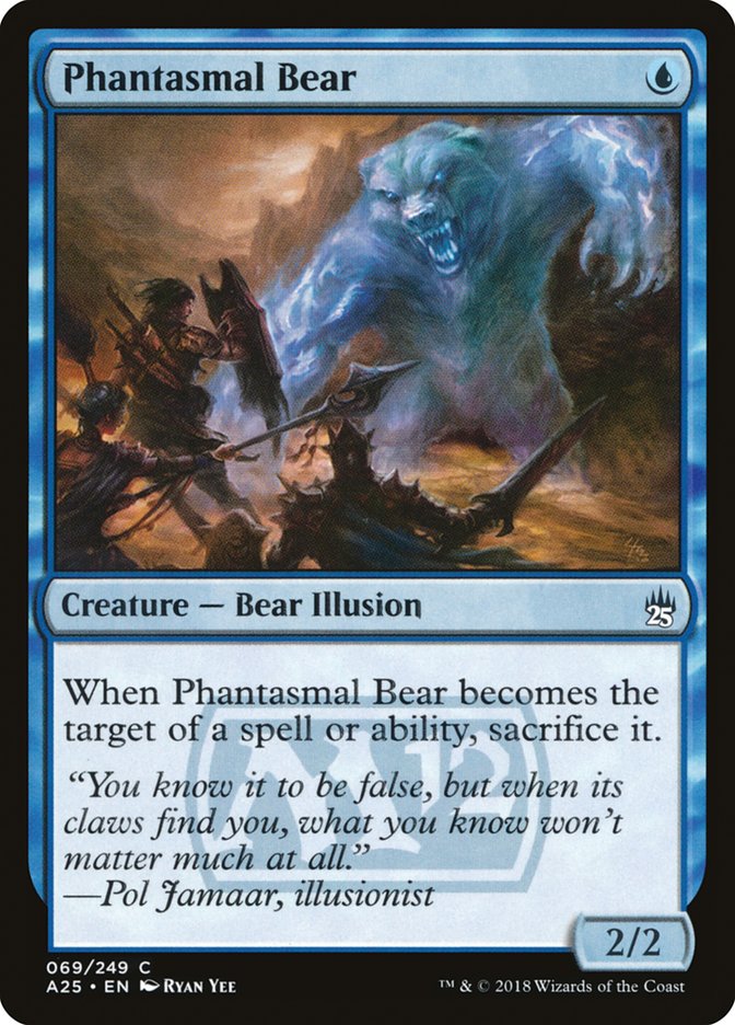 Phantasmal Bear [Masters 25] | Galaxy Games LLC