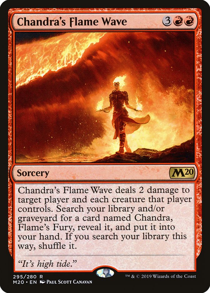 Chandra's Flame Wave [Core Set 2020] | Galaxy Games LLC