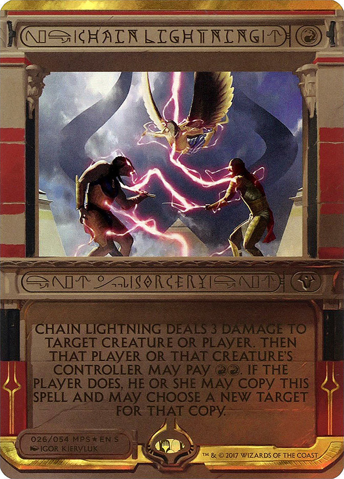 Chain Lightning (Invocation) [Amonkhet Invocations] | Galaxy Games LLC