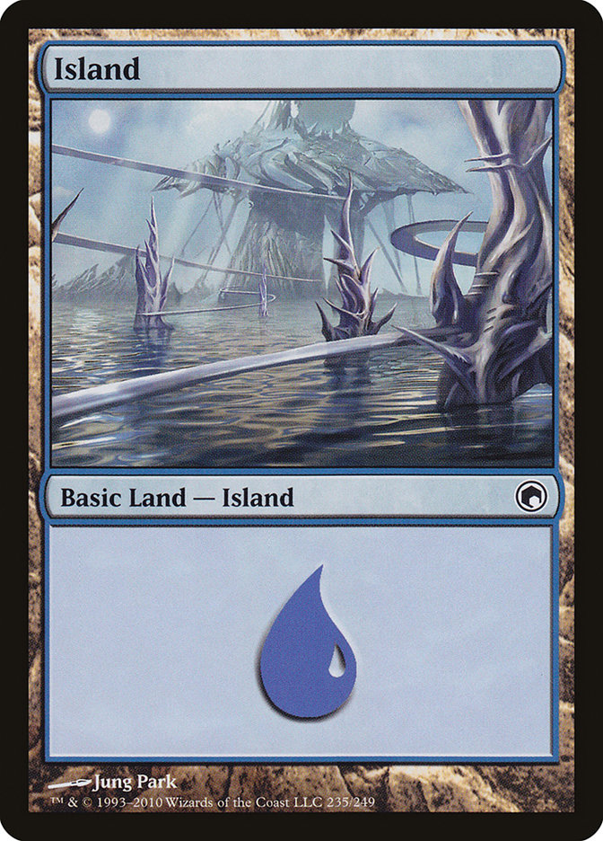 Island (235) [Scars of Mirrodin] | Galaxy Games LLC