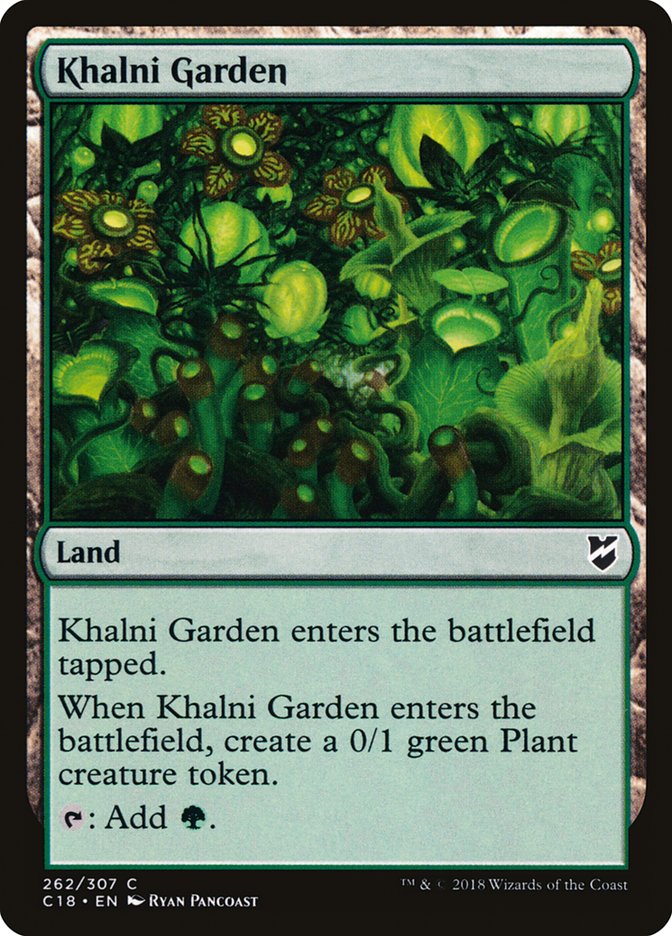 Khalni Garden [Commander 2018] | Galaxy Games LLC