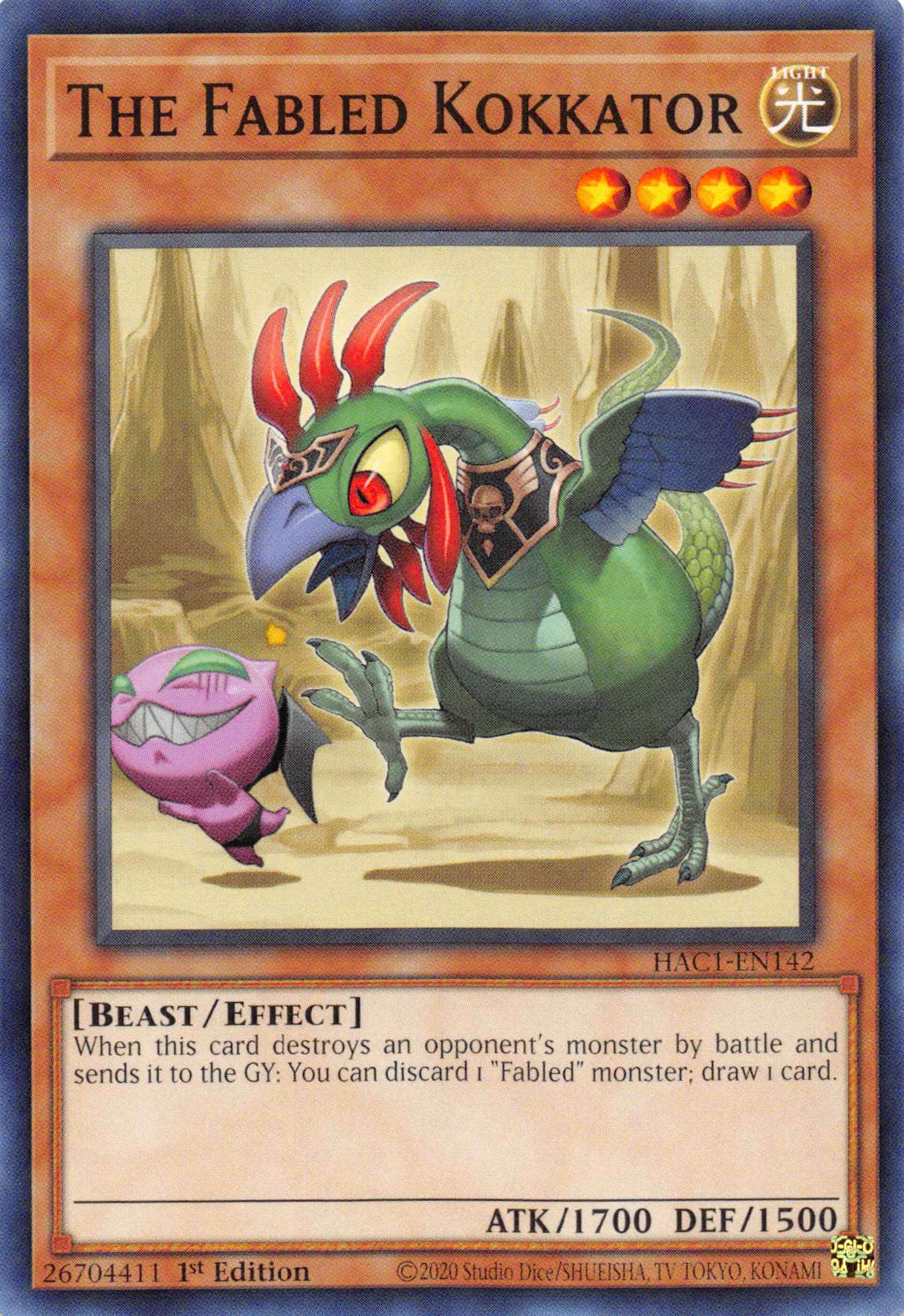 The Fabled Kokkator [HAC1-EN142] Common | Galaxy Games LLC