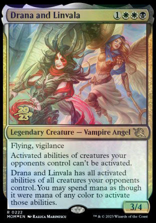 Drana and Linvala [March of the Machine Prerelease Promos] | Galaxy Games LLC