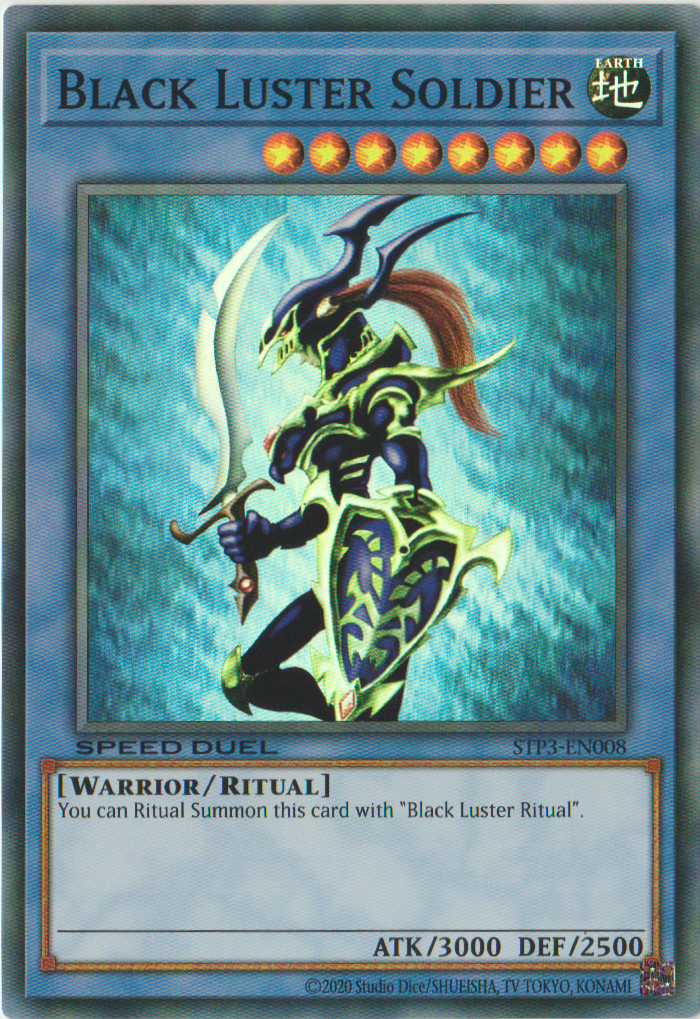 Black Luster Soldier [STP3-EN008] Super Rare | Galaxy Games LLC