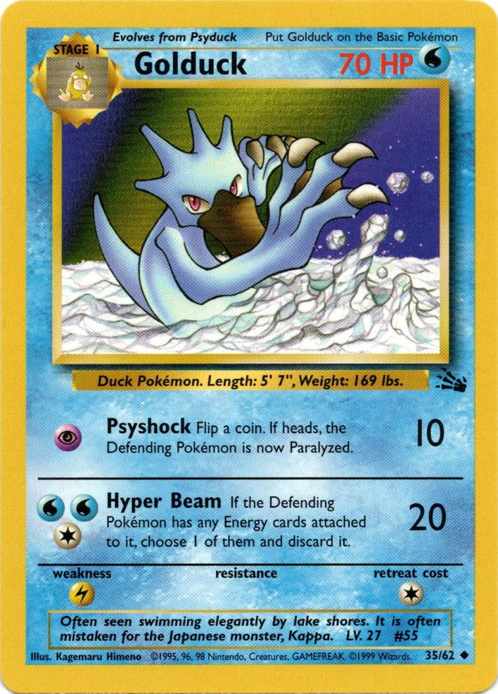 Golduck (35/62) [Fossil Unlimited] | Galaxy Games LLC