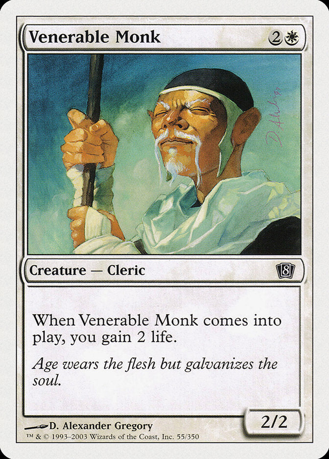 Venerable Monk [Eighth Edition] | Galaxy Games LLC