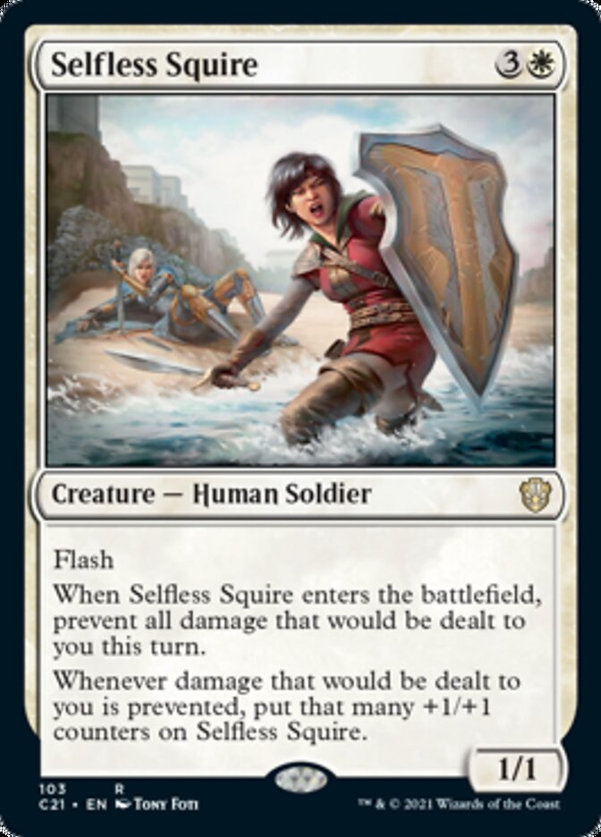 Selfless Squire [Commander 2021] | Galaxy Games LLC