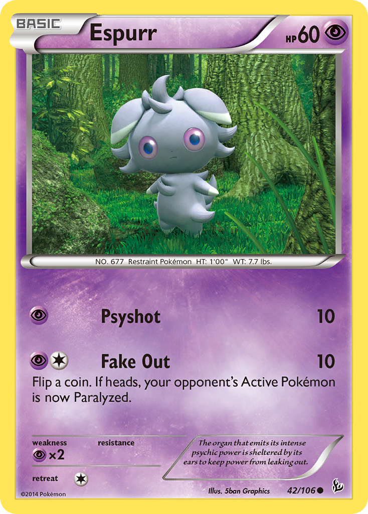 Espurr (42/106) [XY: Flashfire] | Galaxy Games LLC