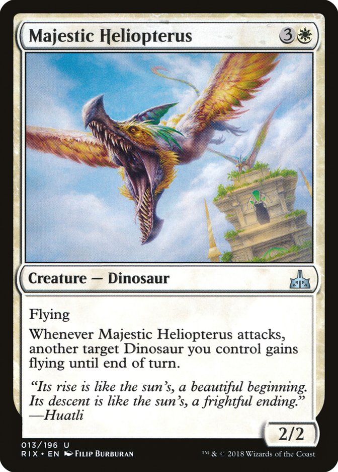 Majestic Heliopterus [Rivals of Ixalan] | Galaxy Games LLC