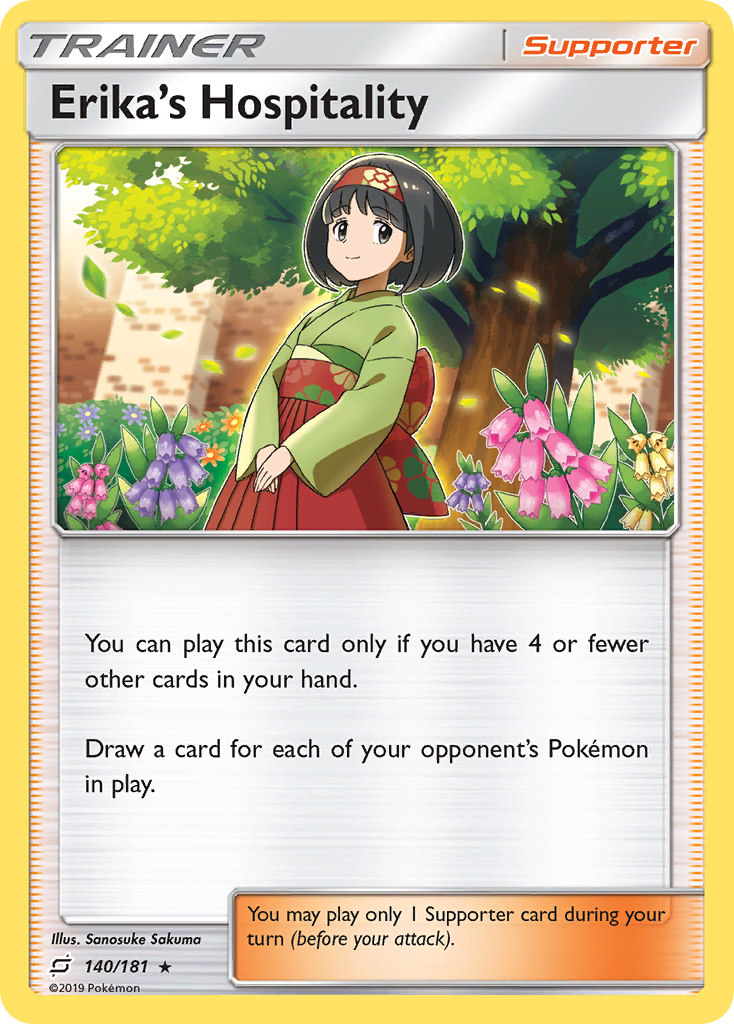 Erika's Hospitality (140/181) [Sun & Moon: Team Up] | Galaxy Games LLC