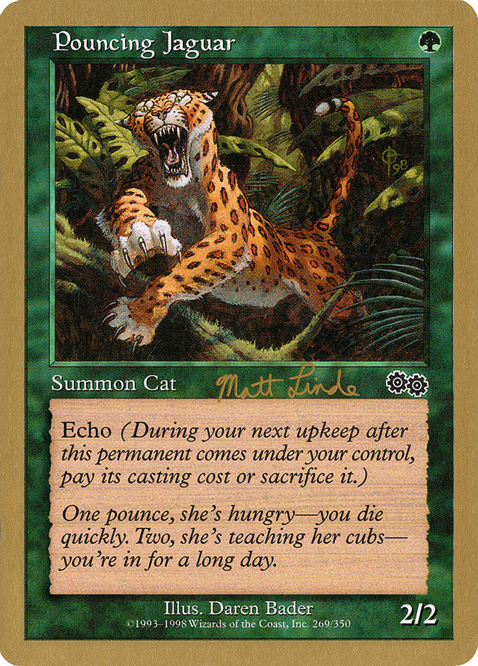 Pouncing Jaguar (Matt Linde) [World Championship Decks 1999] | Galaxy Games LLC
