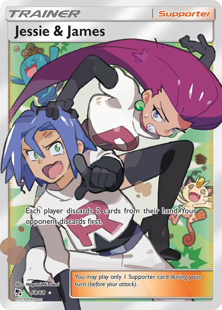 Jessie & James (68/68) [Sun & Moon: Hidden Fates] | Galaxy Games LLC