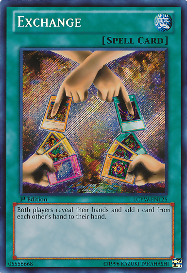 Exchange [LCYW-EN125] Secret Rare | Galaxy Games LLC