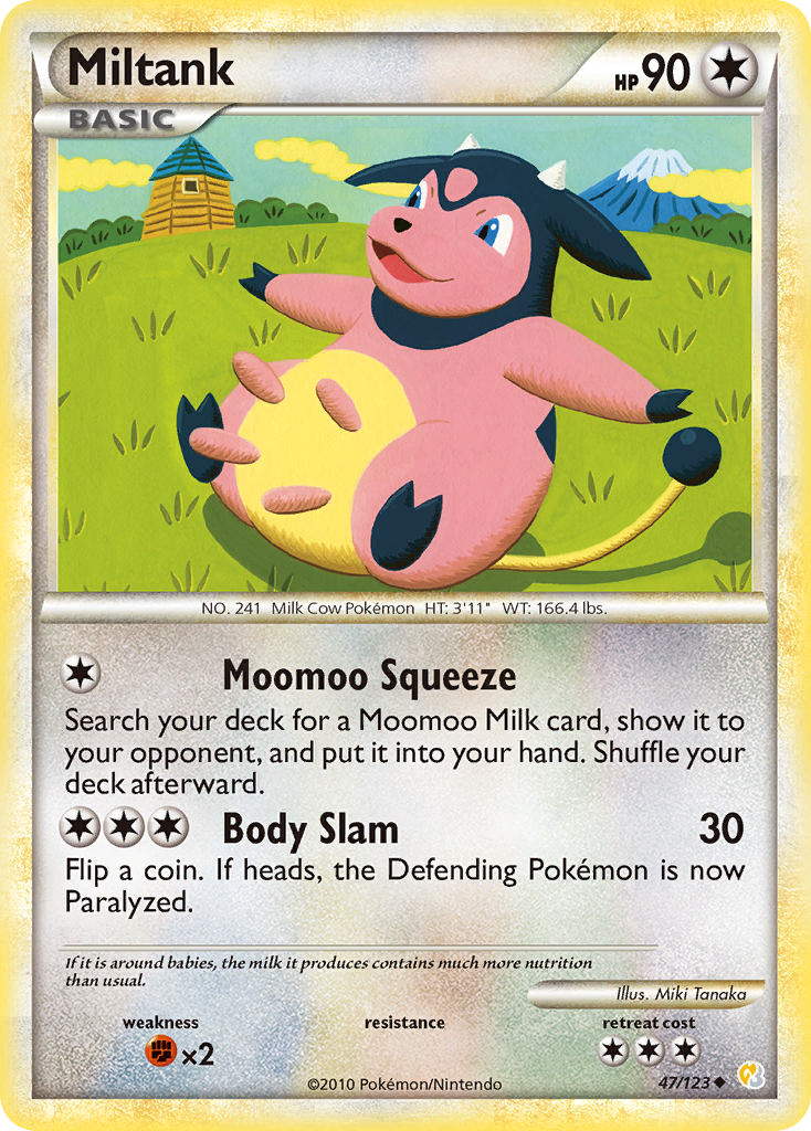 Miltank (47/123) [HeartGold & SoulSilver: Base Set] | Galaxy Games LLC