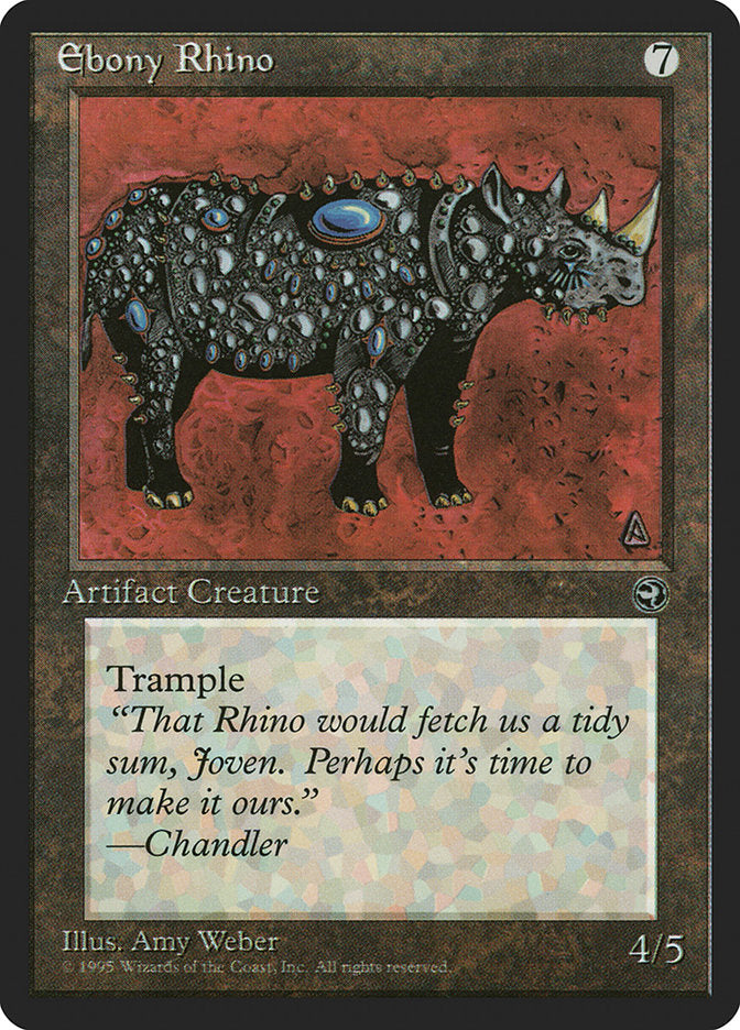 Ebony Rhino [Homelands] | Galaxy Games LLC