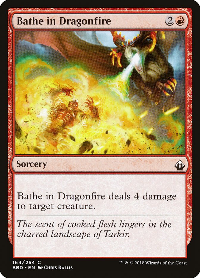 Bathe in Dragonfire [Battlebond] | Galaxy Games LLC