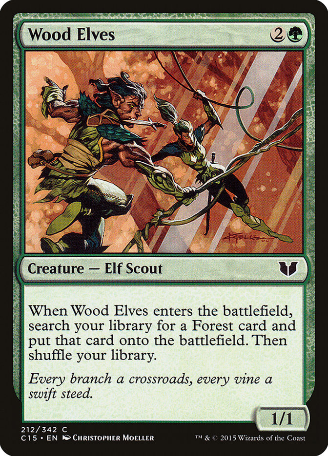 Wood Elves [Commander 2015] | Galaxy Games LLC