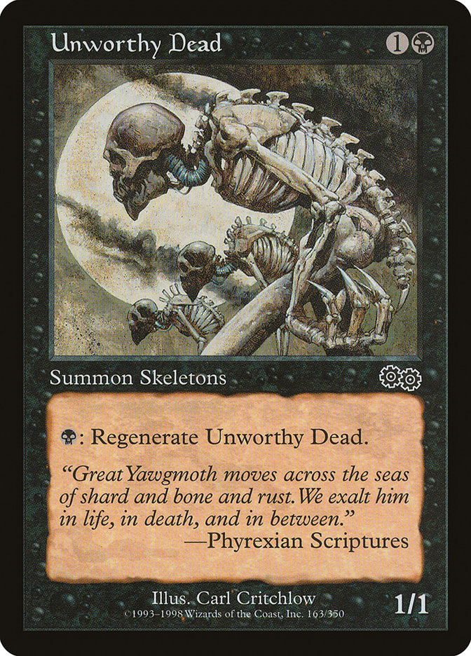 Unworthy Dead [Urza's Saga] | Galaxy Games LLC