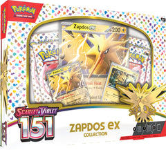 Scarlet & Violet: 151 - Zapdos ex Box | Galaxy Games LLC