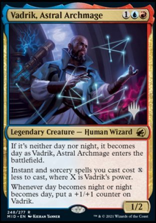 Vadrik, Astral Archmage (Promo Pack) [Innistrad: Midnight Hunt Promos] | Galaxy Games LLC