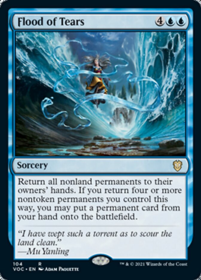 Flood of Tears [Innistrad: Crimson Vow Commander] | Galaxy Games LLC