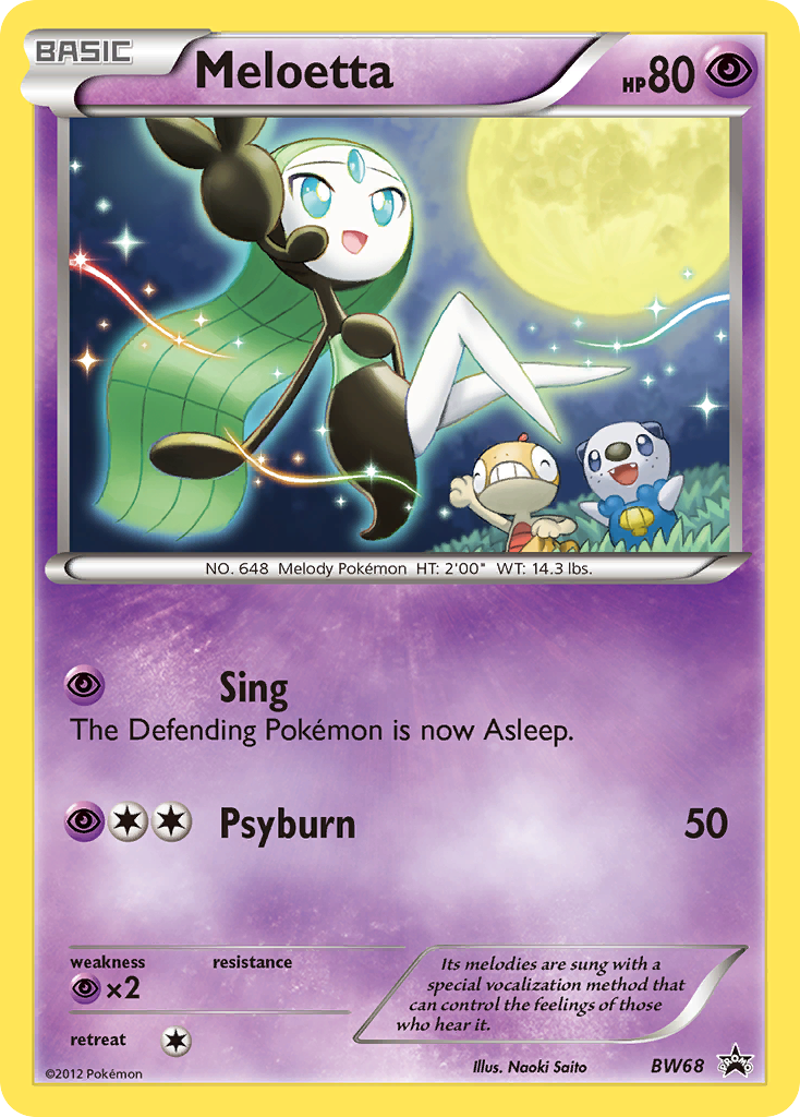 Meloetta (BW68) [Black & White: Black Star Promos] | Galaxy Games LLC