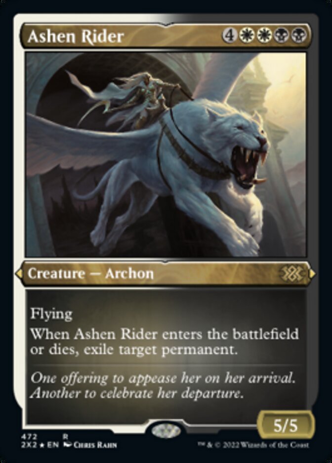Ashen Rider (Foil Etched) [Double Masters 2022] | Galaxy Games LLC