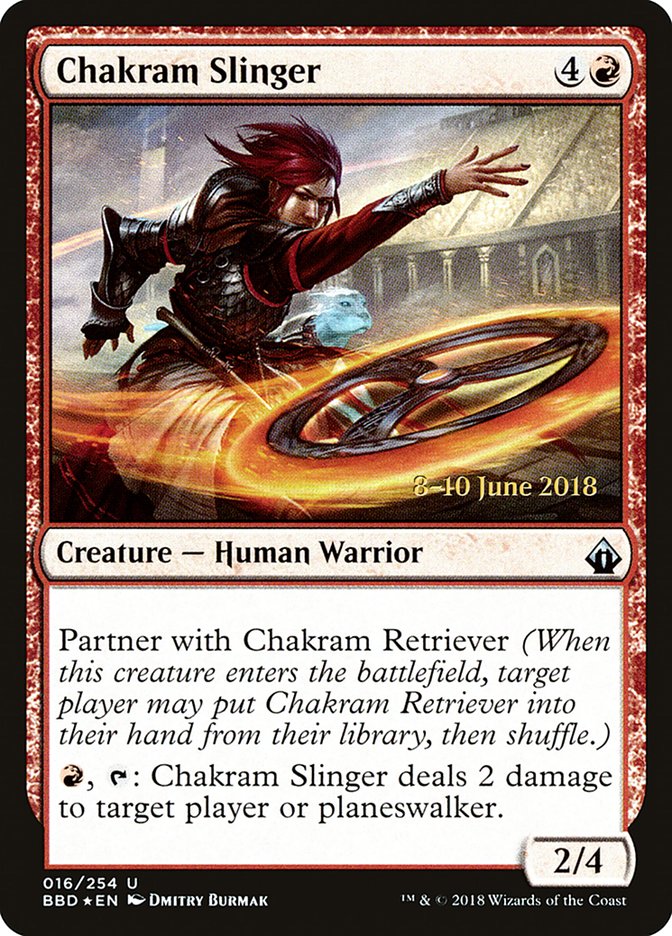 Chakram Slinger [Battlebond Prerelease Promos] | Galaxy Games LLC