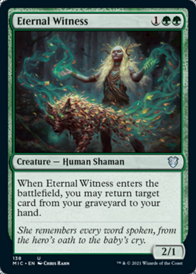 Eternal Witness [Innistrad: Midnight Hunt Commander] | Galaxy Games LLC