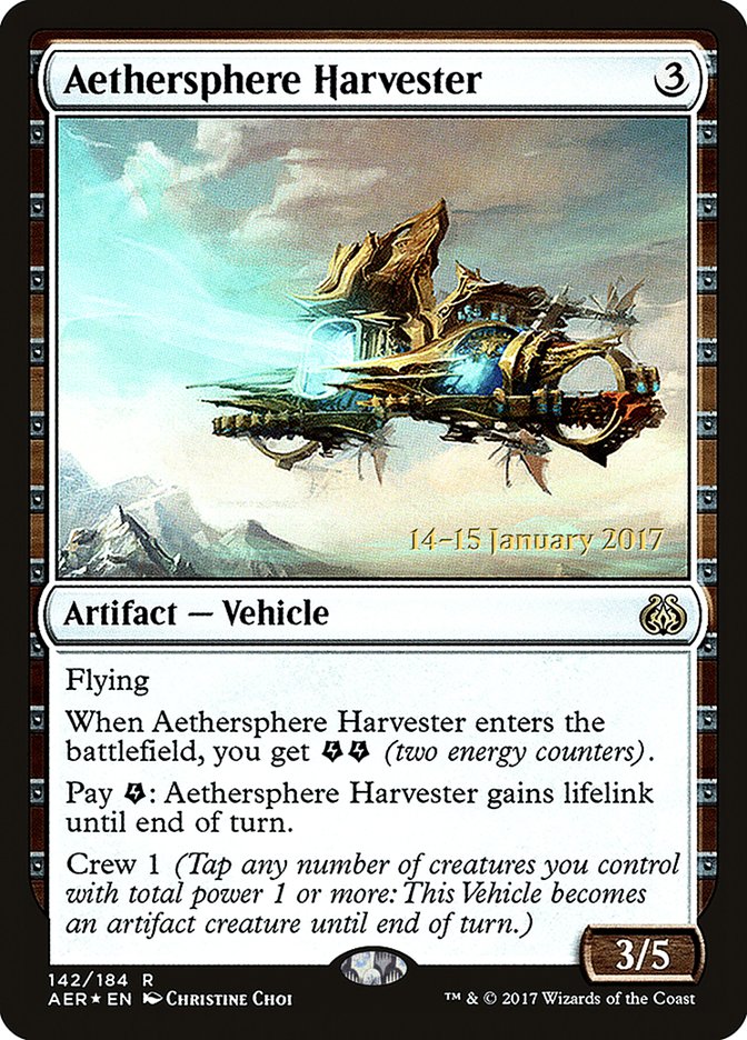 Aethersphere Harvester [Aether Revolt Prerelease Promos] | Galaxy Games LLC