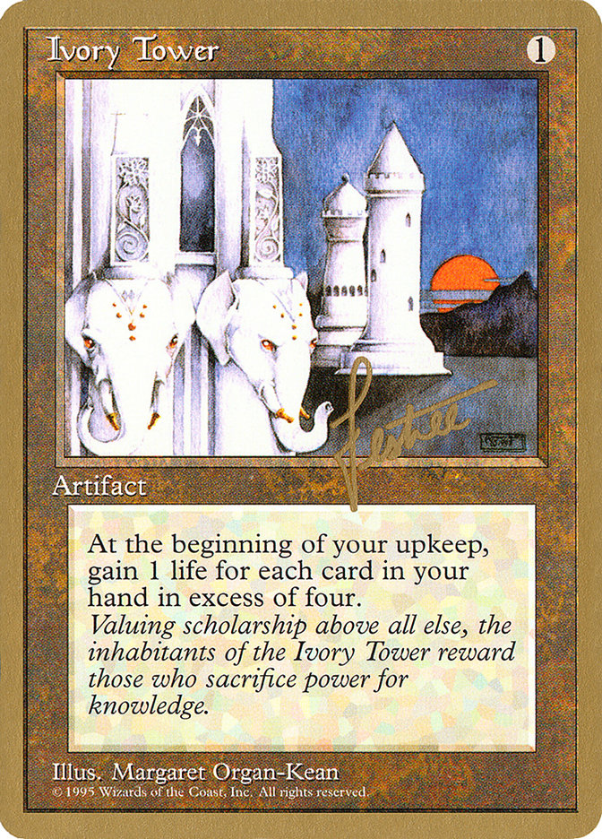 Ivory Tower (Bertrand Lestree) [Pro Tour Collector Set] | Galaxy Games LLC