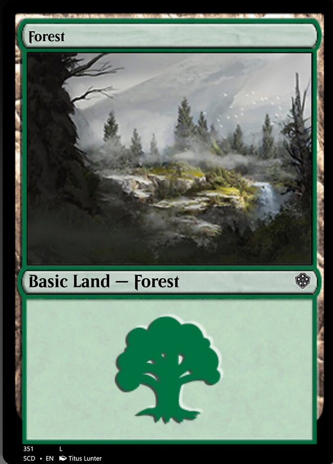 Forest (351) [Starter Commander Decks] | Galaxy Games LLC