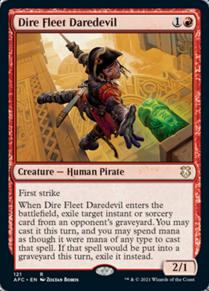 Dire Fleet Daredevil [Dungeons & Dragons: Adventures in the Forgotten Realms Commander] | Galaxy Games LLC